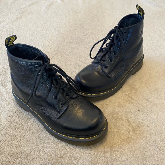 Vintage Dr. Martens Black Boots - Picture 1 of 7